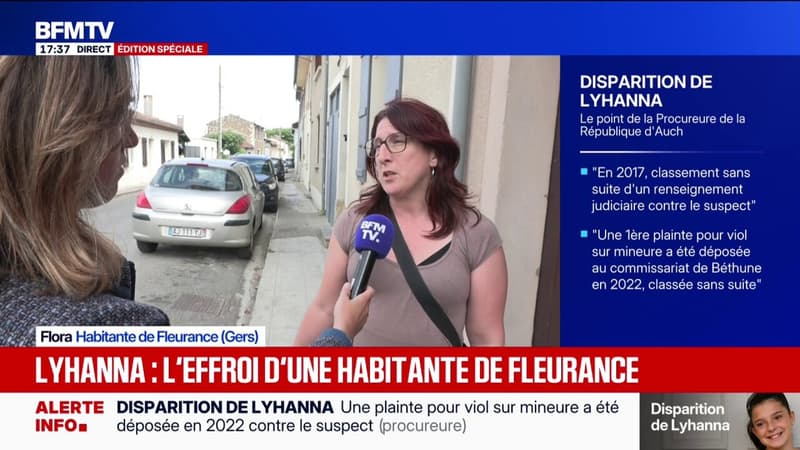Disparition de Lyhanna: "Nos enfants nous posent des questions, on ne sait pas comment leur répondre car on se sent dépourvu", témoigne Flora, habitante de Fleurance