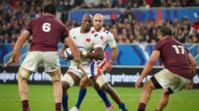 Sekou Macalou lors du test-match France-Géorgie