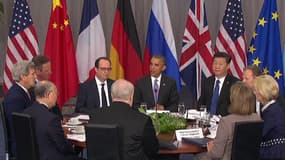 Table ronde lors du sommet sur la sécurité nucléaire à Washington le 1er avril 2016.
