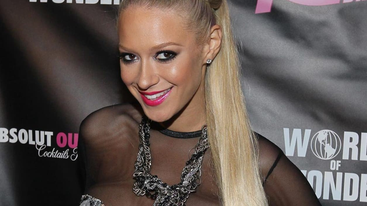 L'ex-Pussycat Dolls Kaya Jones, en 2012 à Hollywood.