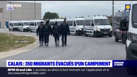 Calais: 350 migrants évacués d'un campement