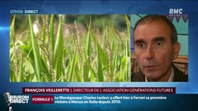 Distance entre les champs traités et les habitations: François Veillerette, de Générations Futures, préconise une distance "entre 100 et 150m" 