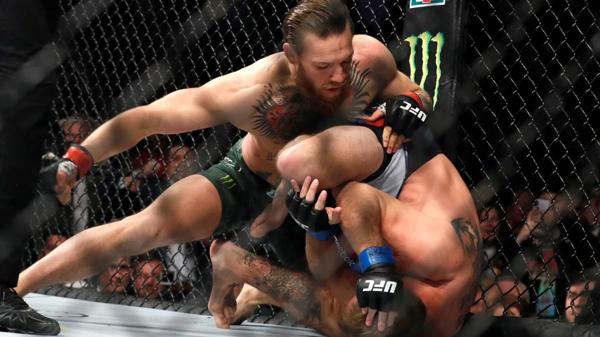 Conor McGregor lors de son combat contre Donald Cerrone en janvier 2020