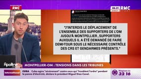 Montpellier-OM: tensions dans les tribunes
