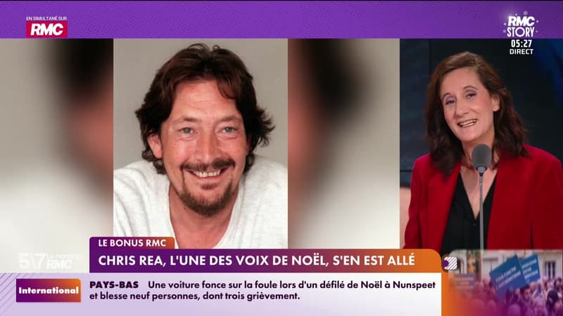 Le bonus RMC : Chris Rea, l'une des voix de Noël, s'en est allé - 23/12