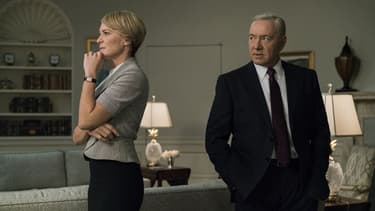 Kevin Spacey et Robin Wright dans "House of Cards".
