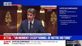 Gabriel Attal: "Ce n'est pas aux Français de régler les problèmes du Parlement, mais au Parlement de régler ses problèmes et les problèmes des Français"