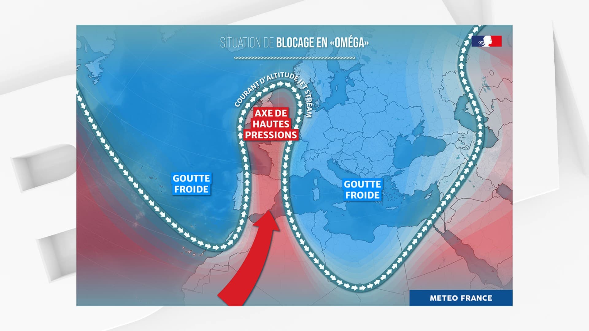 La météo en France la semaine du 31 mars 2025 sous l'effet d'un "blocage en oméga"