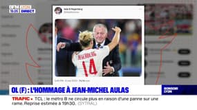 L'hommage de l'OL Féminin à Jean-Michel Aulas