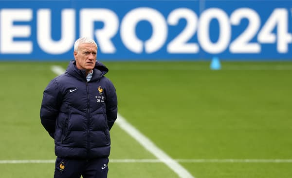 Didier Deschamps s'entraîne avec l'équipe de France avant l'Euro 2024, 13/06/2024