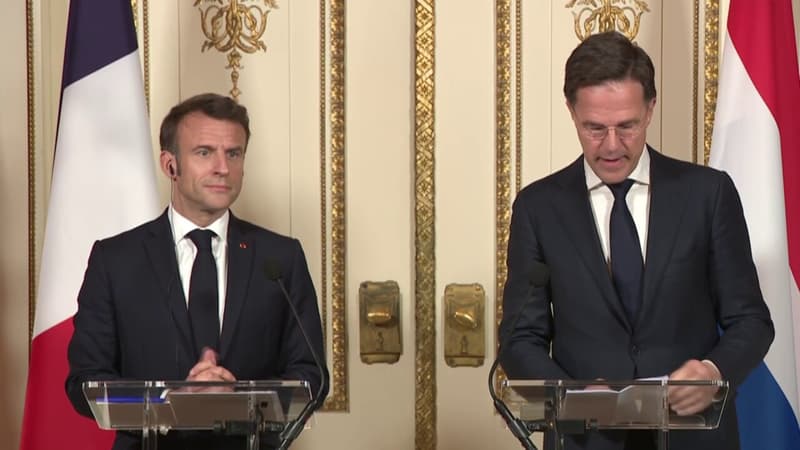 Suivez en direct la conférence de presse d'Emmanuel Macron avec le Premier ministre néerlandais, Mark Rutte