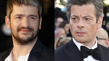 Les chanteurs Grégoire et Benjamin Biolay