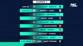 Ligue 2 : Les affiches de la J3 et le programme TV