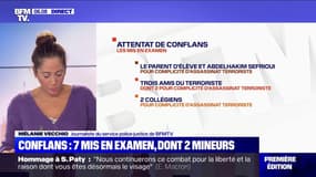 Conflans: qui sont les sept personnes mises en examen ?