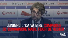 Ligue 1 - Juninho : "Ca va être compliqué de convaincre Nabil Fekir de rester"