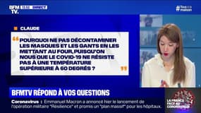 Pourquoi ne pas décontaminer les masques et les gants ?  BFMTV répond à vos questions