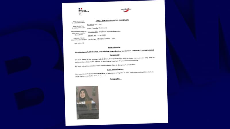 L'appel à témoins de la police nationale.