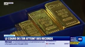 Le cours de l'or atteint des records