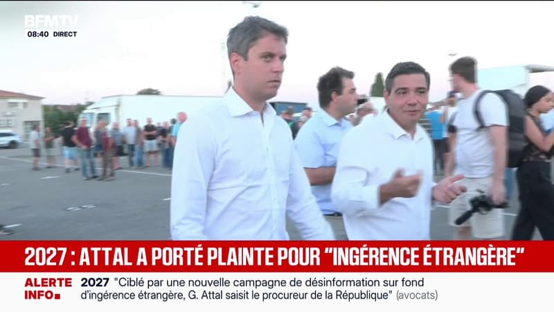 Présidentielle: Gabriel Attal porte plainte, dénonçant une ingérence russe
