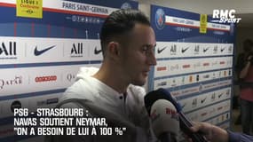 PSG : "Nous avons besoin de Neymar à 100%" soutient Navas après Strasbourg