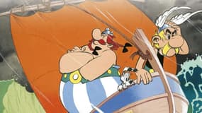 Détail de la couverture de la BD "La Grande traversée"