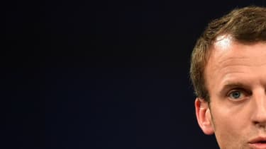 Emmanuel Macron lors de son deuxième meeting au Mans, le 11 octobre 2016.