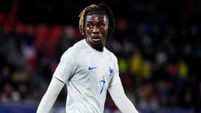 Le Français Manu Koné avec les Espoirs