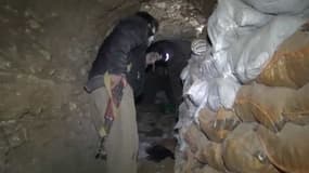 Les combattants de l'Etat islamique ont construit des tunnels sous Sinjar, dans le Kurdistan irakien.