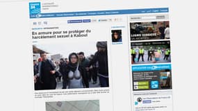 L'actrice afghane Kubra Khademi a endossé une armure et marché dans les rues de Kaboul pour dénoncer le harcèlement sexuel. 