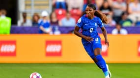 Grace Geyoro face à l'Italie, le 10 juillet 2022.
