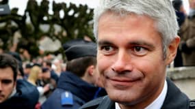 Le vice-président du parti Les Républicains Laurent Wauquiez à Colombey-les-deux-Eglises, dans le nord-est de la France, le 9 novembre 2017