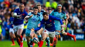 Anthony Bouthier et Gaël Fickou contre l'Ecosse en 2020