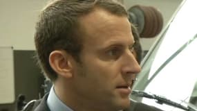 Emmanuel Macron, ex-ministre de l'Economie, en Seine-Saint-Denis.