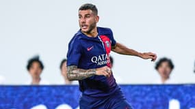 Lucas Hernandez avec le PSG en amical contre Al-Nassr, le 25 juillet 2023