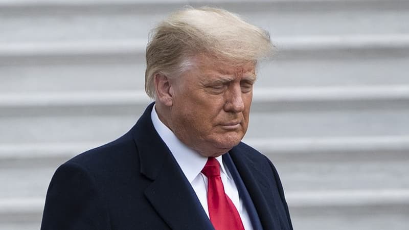 Donald Trump le 12 décembre 2020 à la Maison Blanche à Washington D.C.