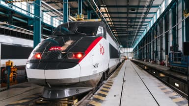 La rame TGV n°4518 fabriquée en 1995 est l'une des premières à voir sa vie prolongée de 4 ans