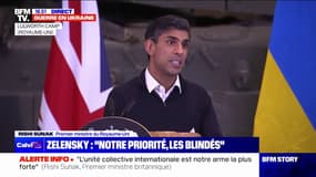 Rishi Sunak, Premier ministre britannique: "Nous continuerons à durcir les sanctions" contre la Russie