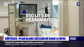 Covid-19: le plan blanc déclenché dans les hôpitaux du Nord-Pas-de-Calais