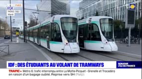 Des étudiants vont conduire des tramways cet été en Île-de-France