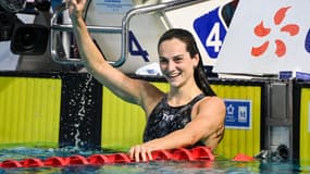 Beryl Gastaldello aux championnats de France de natation, le 17 juin 2025