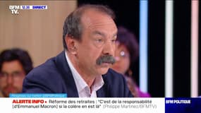Recours au 49.3: "C'est un aveu de faiblesse" du gouvernement, selon Philippe Martinez 