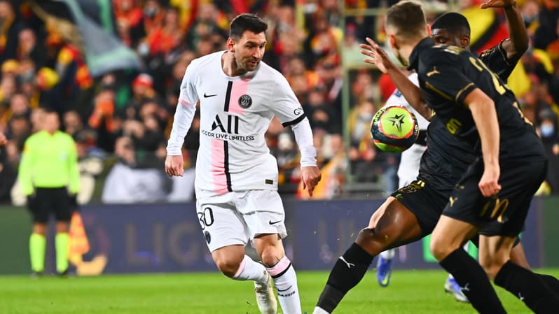 Messi lors de Lens-PSG