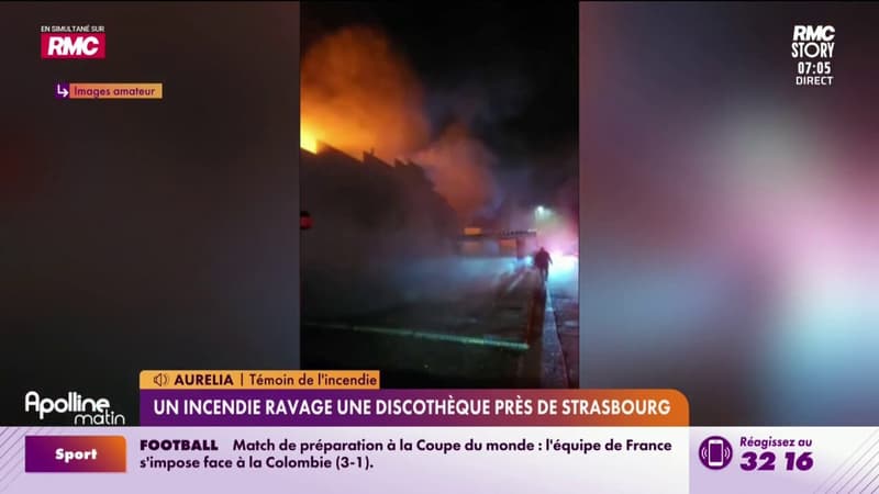 Un incendie ravage une discothèque près de Strasbourg
