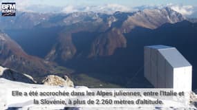 Un refuge de montagne futuriste