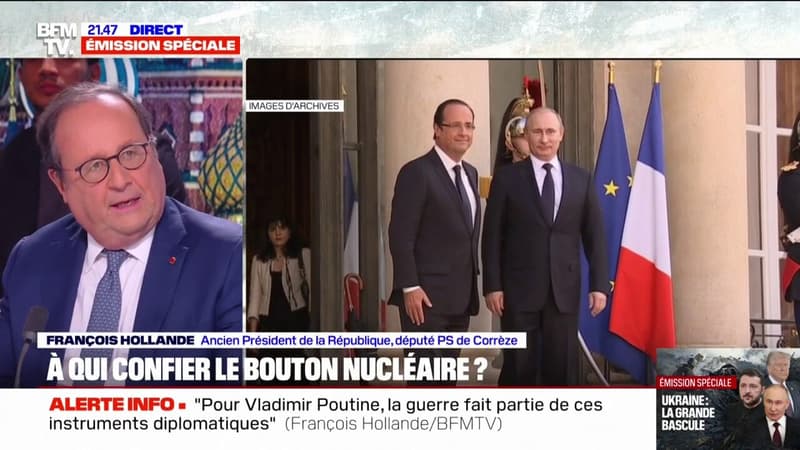 François Hollande, au sujet de Vladimir Poutine: 