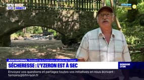 Sécheresse : l'Yzeron est à sec 