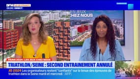 JO 2024: le second entraînement de triathlon dans la Seine annulée 