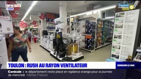Canicule dans le Var: ruée vers les ventilateurs à Toulon