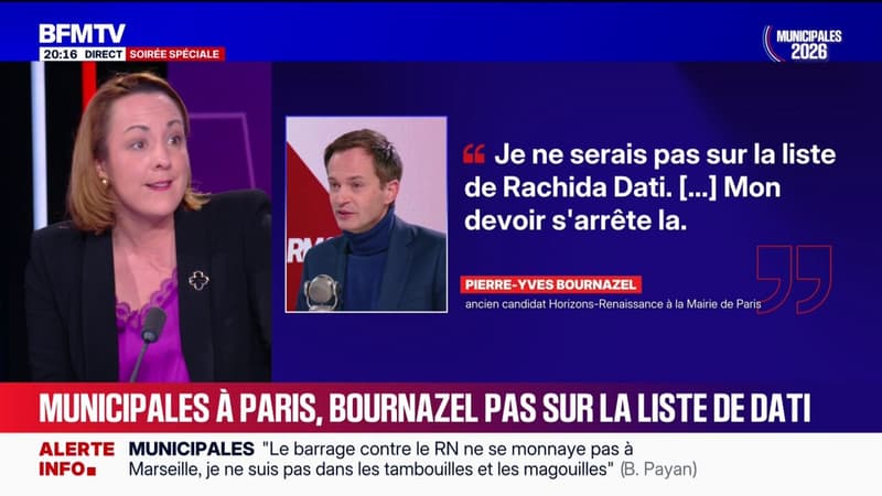 Malgré une fusion, Pierre-Yves Bournazel ne figurera pas sur la liste de Rachida Dati