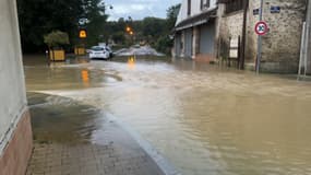 À Pommeuse, le pic de la crue a été atteint vers 4h vendredi 27 septembre.